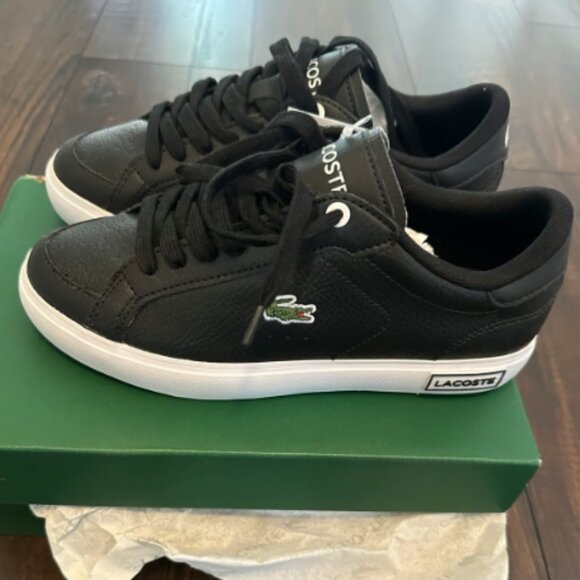 New Lacoste Powercourt Leather sneakers - Picture 6 of 8